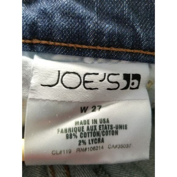 Joe's Jeans Womens Sz 27 x 34.5 Flare Embroidered Denim Western Y2K 90s Festival - Picture 8 of 12